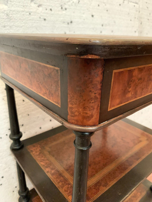 Napoleon III three-leaf sellette / Console