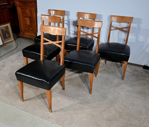 Suite de 6 chaises Art Déco – 1940