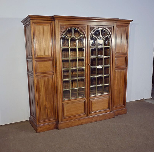 Property Bookcase in Solid Mahogany - late 19th century