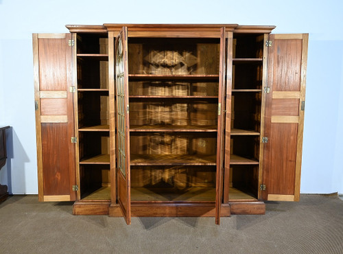 Property Bookcase in Solid Mahogany - late 19th century