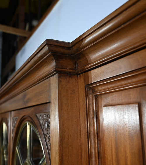 Property Bookcase in Solid Mahogany - late 19th century