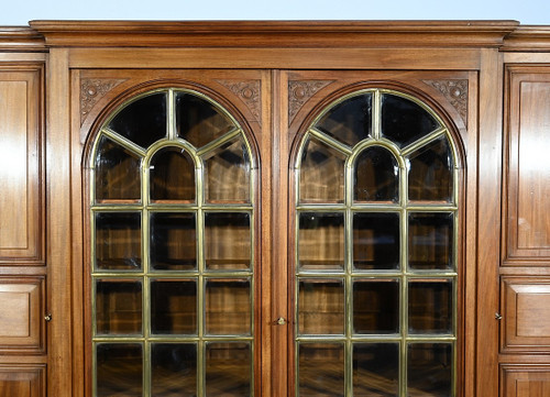 Property Bookcase in Solid Mahogany - late 19th century