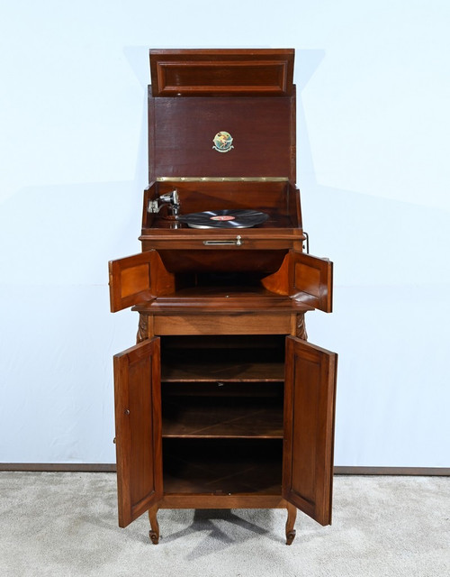 Gramophone « Pathéphone N°36 » en Acajou – 1914