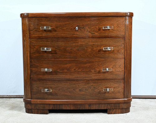 Rosewood chest of drawers, Art Deco - 1930