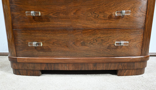 Rosewood chest of drawers, Art Deco - 1930