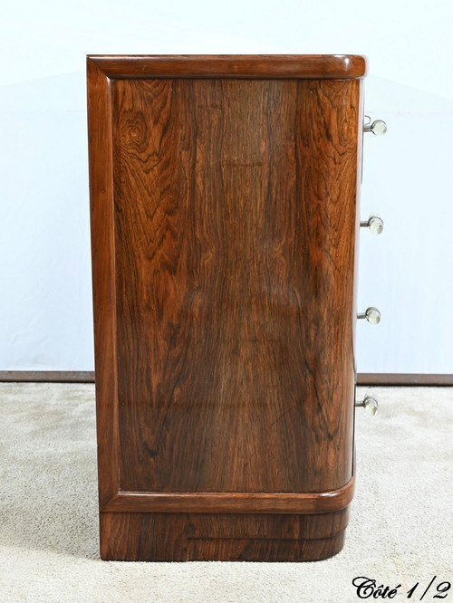 Rosewood chest of drawers, Art Deco - 1930