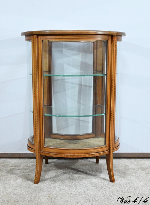 Petite Vitrine Rognon en Acajou Jaune – 1910