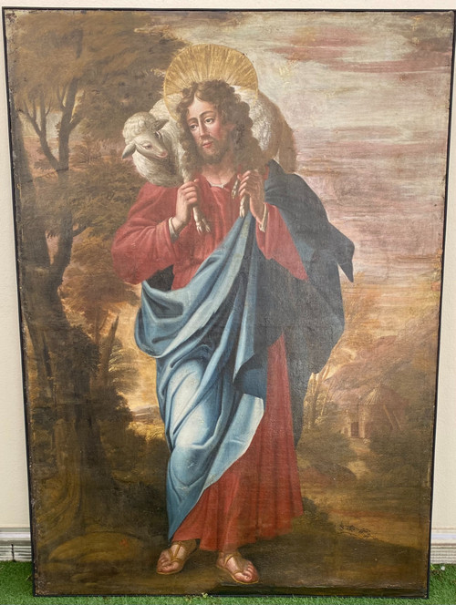 Very Large Painting, The Good Shepherd, 182 cm high