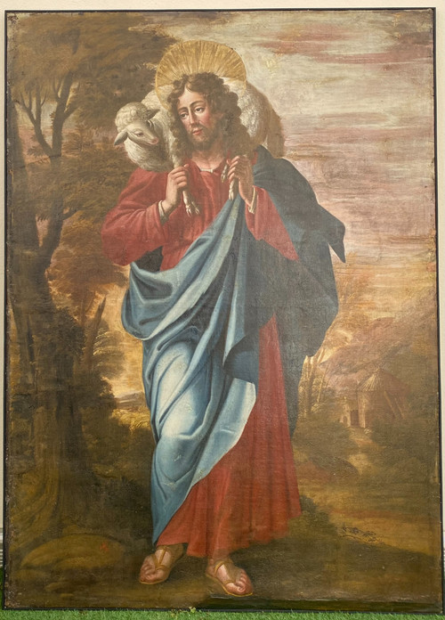 Very Large Painting, The Good Shepherd, 182 cm high