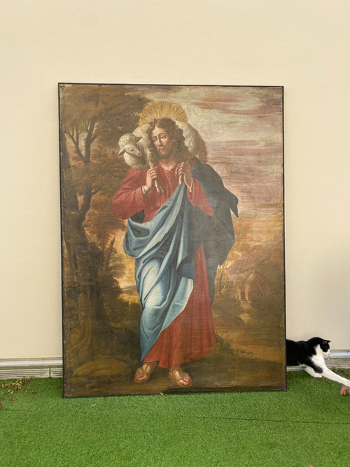 Very Large Painting, The Good Shepherd, 182 cm high