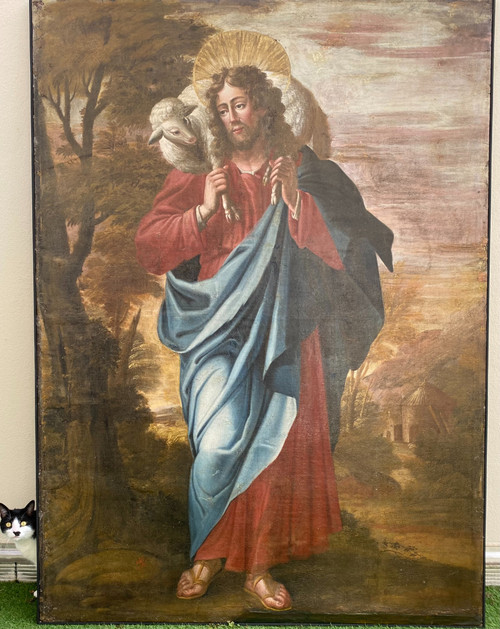 Very Large Painting, The Good Shepherd, 182 cm high