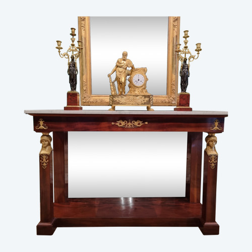 Jacob Desmalter and P.P. Thomire, superb Empire period console table