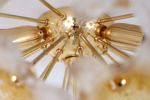 Sputnik 'flowerball' ceiling lamp Paolo Venini Murano