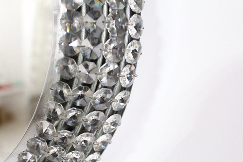 Luminous Rhinestone Mirror