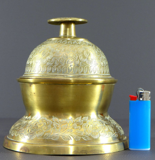 India, 1930s/1950s, Brass And Bronze Temple Bell.