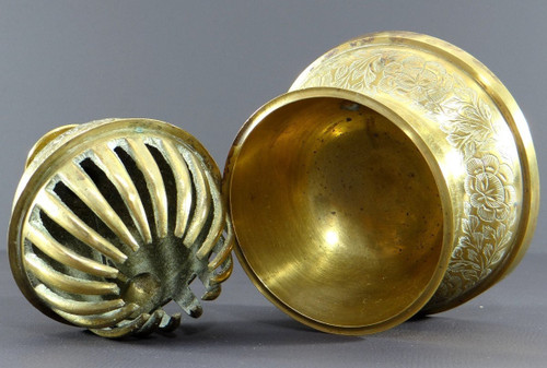 India, 1930s/1950s, Brass And Bronze Temple Bell.