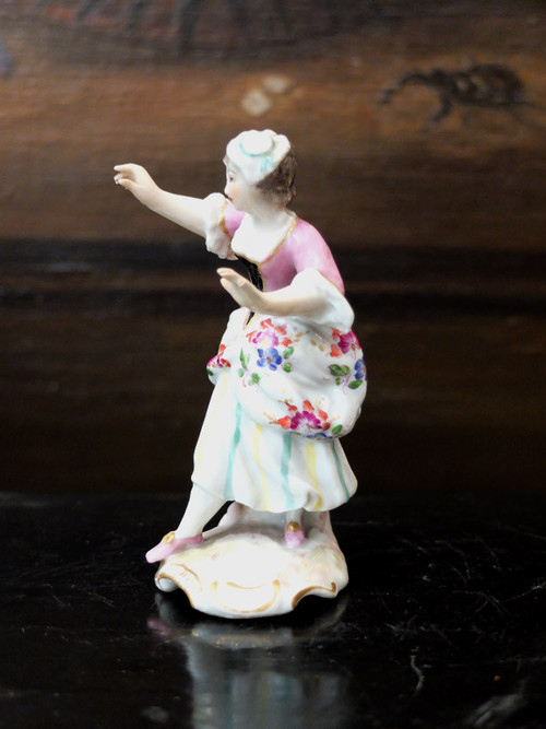 Pair Of Porcelain Characters By Samson