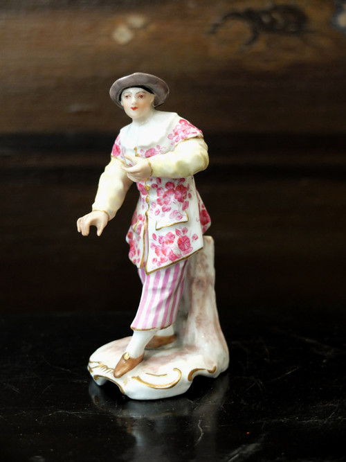 Pair Of Porcelain Characters By Samson