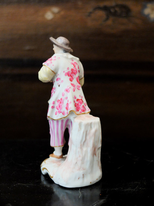 Pair Of Porcelain Characters By Samson