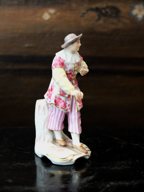 Pair Of Porcelain Characters By Samson