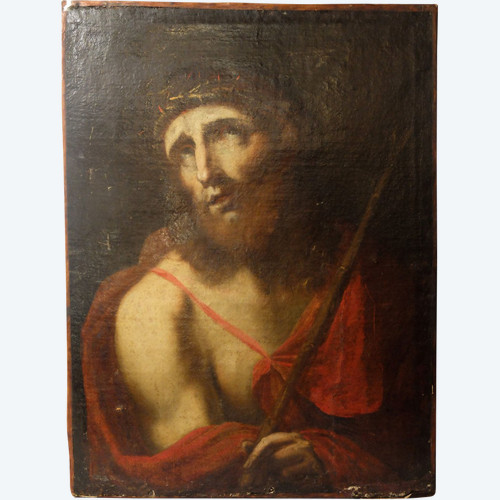 Christ with a reed - Italian school, 17th century