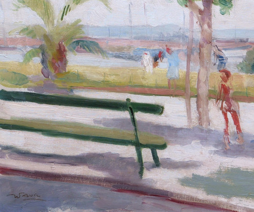 Julien PAVIL, Animated view in Cannes on the Croisette