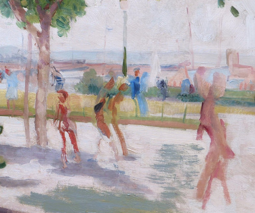 Julien PAVIL, Animated view in Cannes on the Croisette