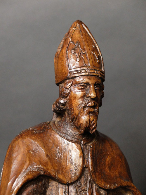 Sculpture of a bishop - 19th century