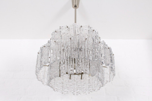 J.t Kalmar, "ice Glass" chandelier