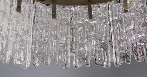 J.t Kalmar, "ice Glass" chandelier