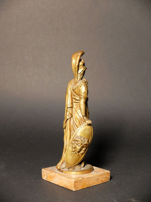 Paire de bronzes italiens - Minerve et Judith