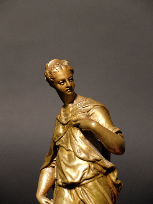 Paire de bronzes italiens - Minerve et Judith