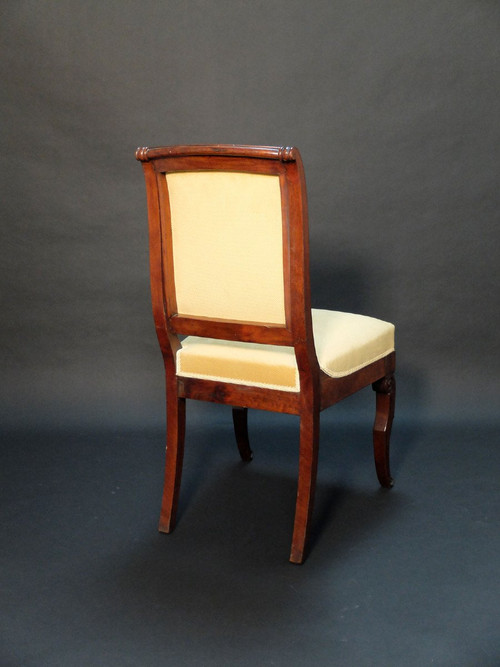 Suite of 8 Restoration chairs by Jeanselme