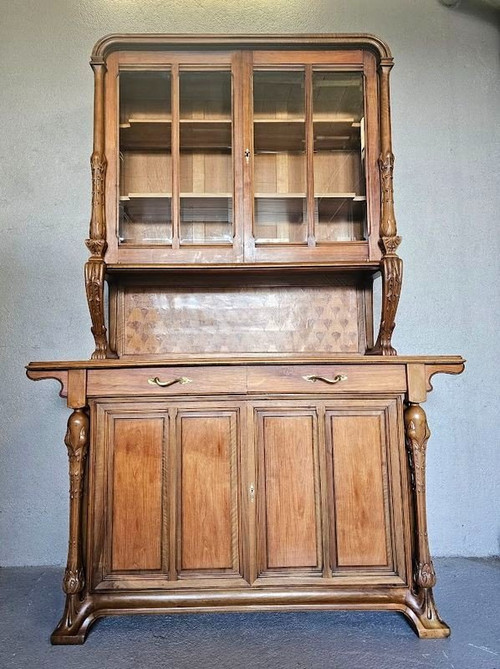 Louis Majorelle Art Nouveau "chicorée" sideboard