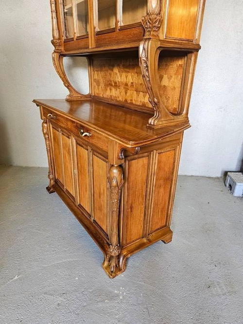 Louis Majorelle Art Nouveau "chicorée" sideboard