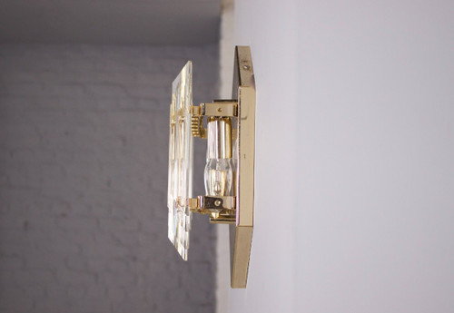 Venini Style Prism Wall Lamp