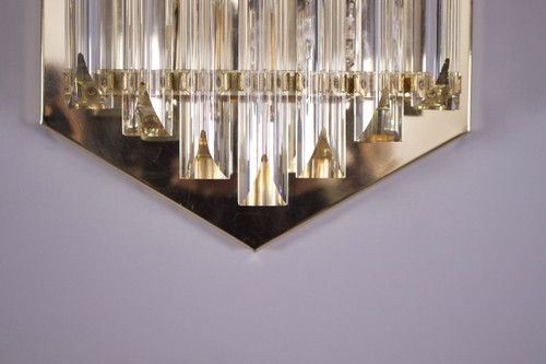 Venini Style Prism Wall Lamp