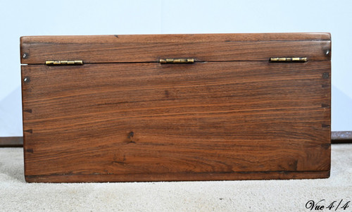 Small Teak Marine Trunk or Chest - Late 19th century