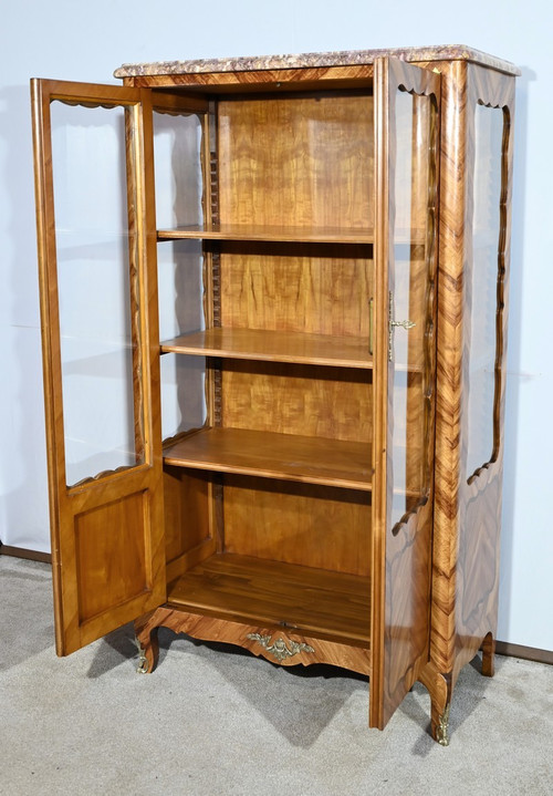 Small Rosewood display case, Louis XV style - Early 20th century