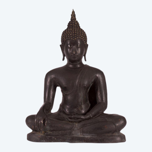 Buddha Shakyamuni Sukhothai Aus Bronze