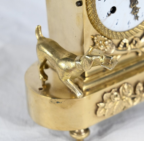 Small Travel Clock, Empire Period - Early 19th century