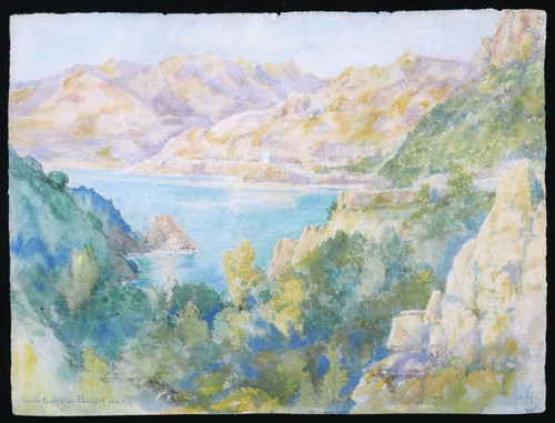 Émile Charles APPAY, Veduta del Golfo di Porto in Corsica