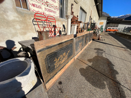 1800 walnut boiserie panels