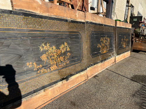 1800 walnut boiserie panels