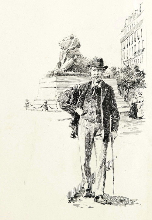 Alcide Théophile ROBAUDI, Two Parisian illustrations