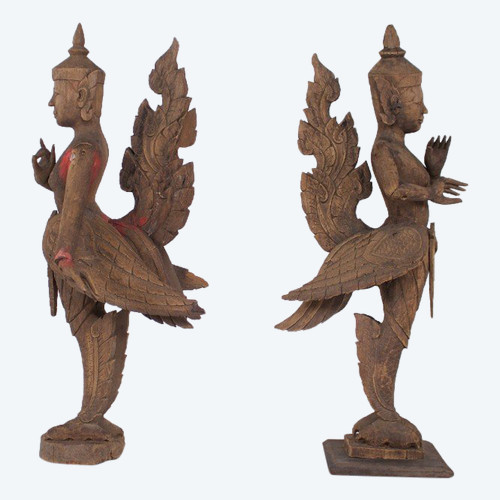 Birmanie, Couple Kinnara & Kinnari