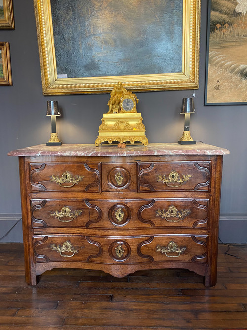 natural wood chest of drawers from the 18th century