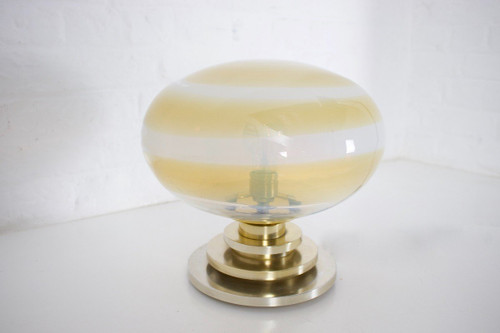 Doria Opalescent Blown Glass Lamp.