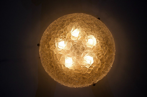 Large Round Glass Ceiling Light Kaiser