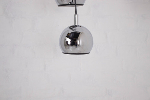 Space Age Chrome Waterfall Chandelier.